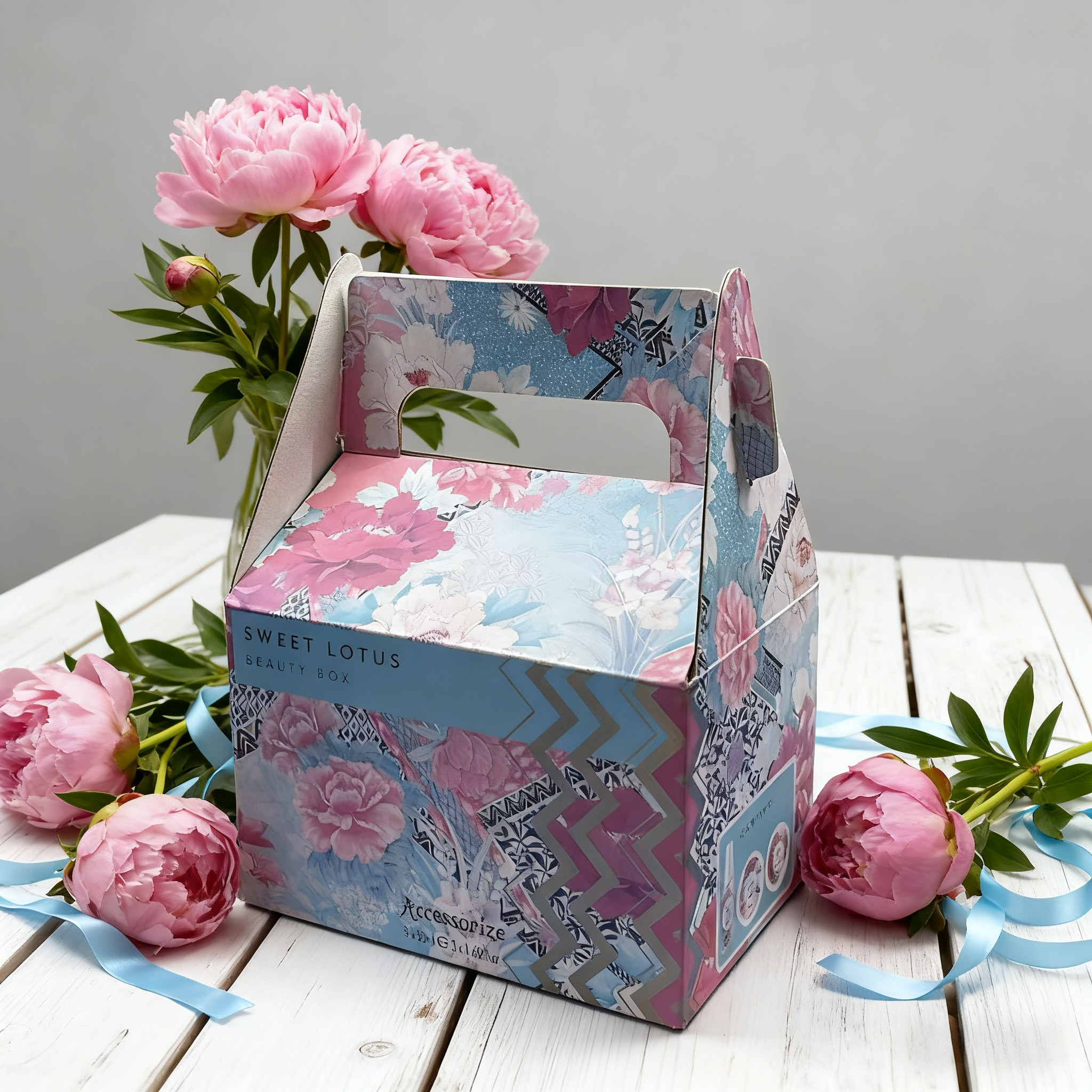 Pink Cute Paper Boxes for Candies Pink Cute Paper Boxes for Candies