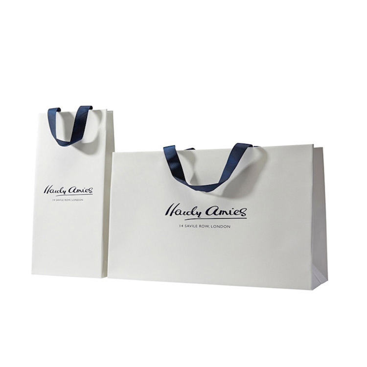 Custom Luxury Black Clothes Store Retail Paper Carry Bags Boutique Shopping Paper Bags
