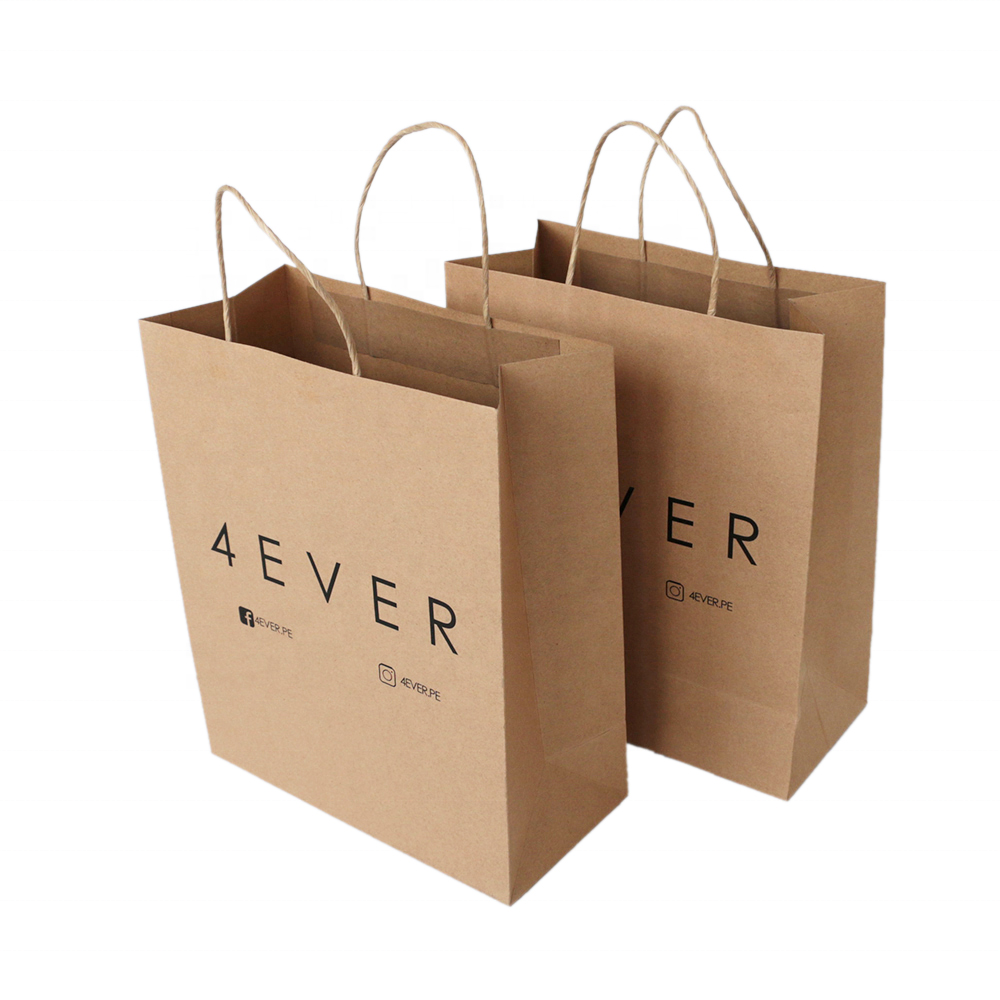 Eco-Friendly Brown Kraft Gift Paper Bags Eco-Friendly Brown Kraft Gift Paper Bags