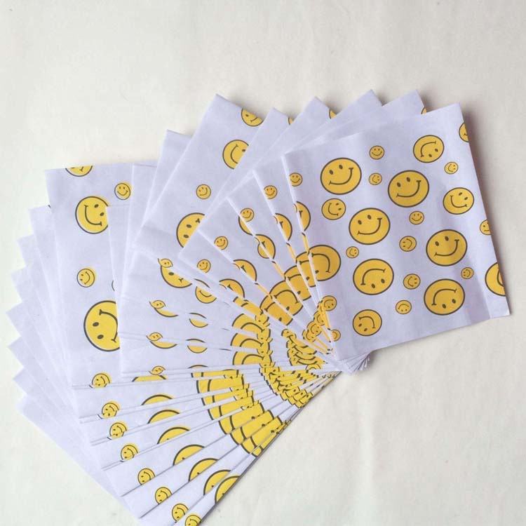 Kraft Paper Bag for Small French Fries for Food Pizza Milk Sugar Jelly Salad Offset Printing Surface Handling