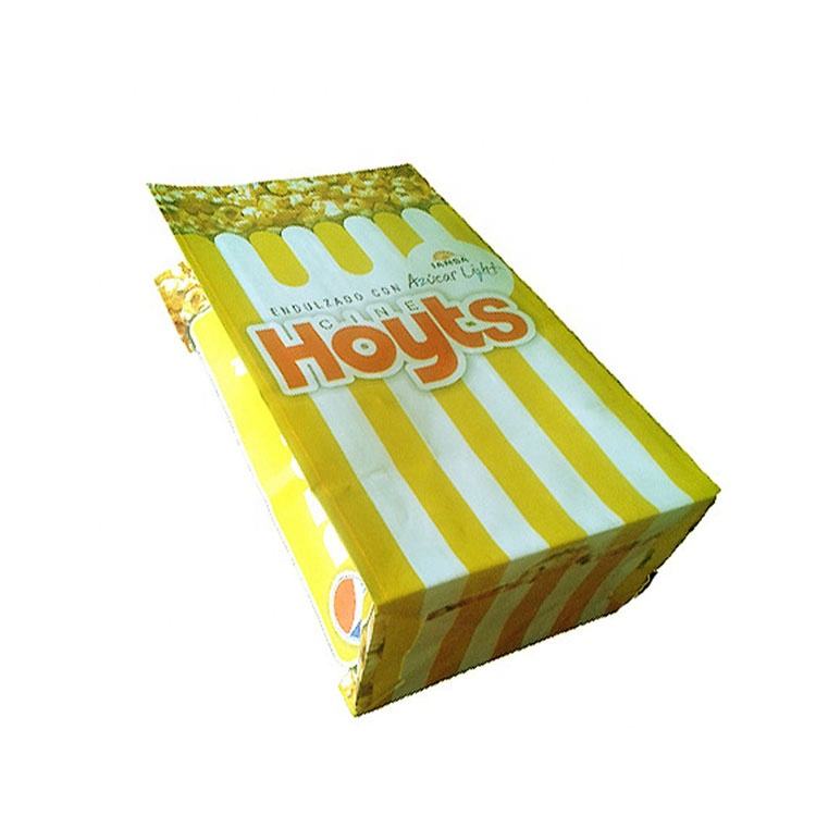 Kraft Paper Bag for Small French Fries for Food Pizza Milk Sugar Jelly Salad Offset Printing Surface Handling
