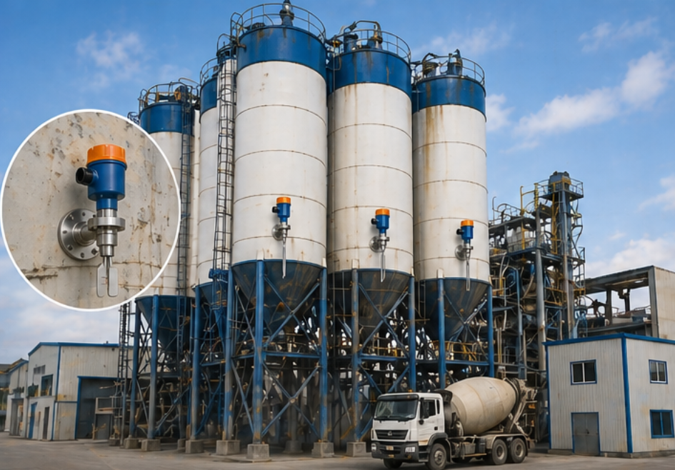 level sensor for cement silo