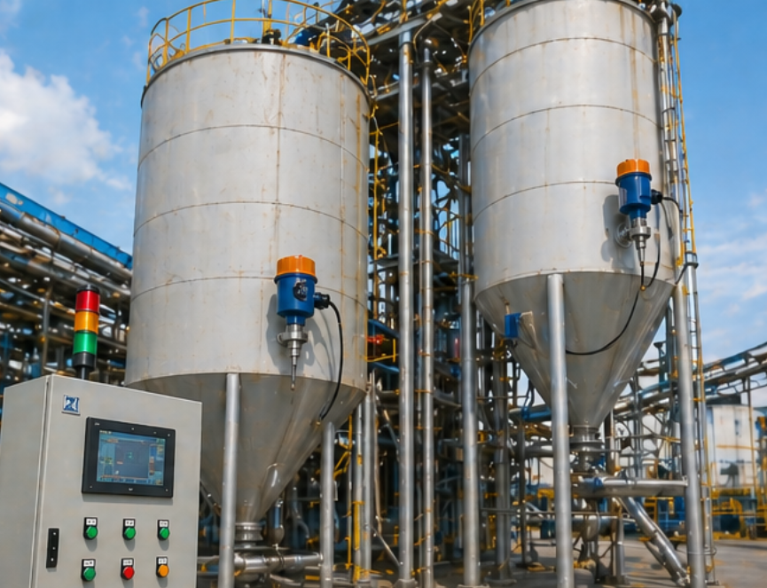 how to prevent false alarms in powder silo level measurement