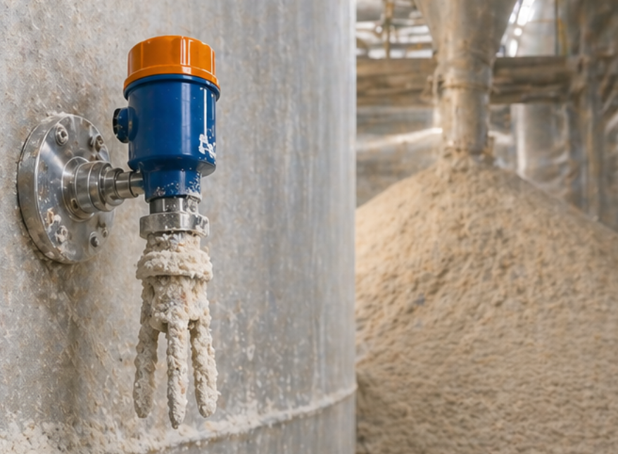 powder silo false alarm prevention