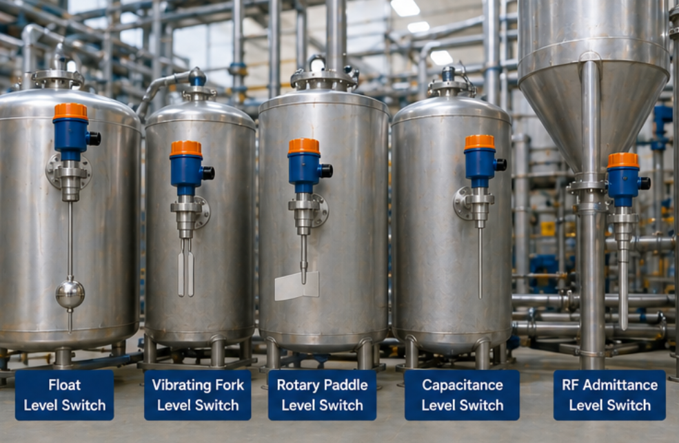 How to choose a level switch for industrial tanks