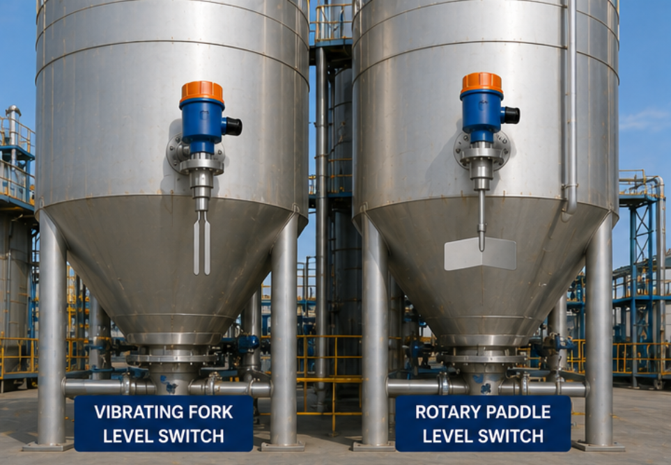 Vibrating Fork vs Rotary Paddle Level Switch​