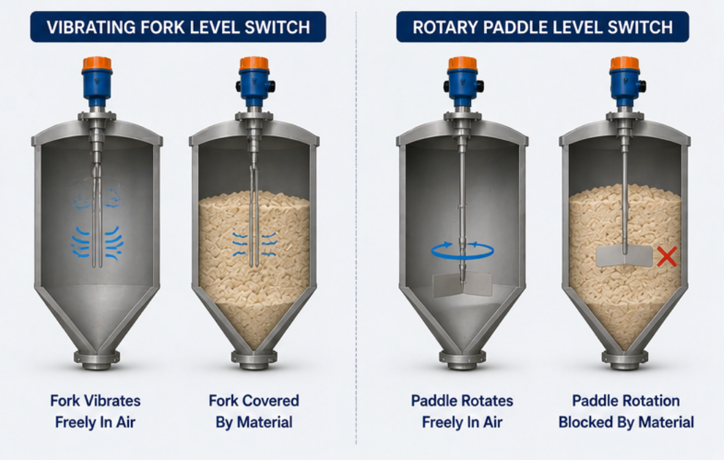 Vibrating fork level switch advantages​