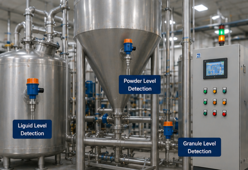 Vibrating fork for powder level detection​