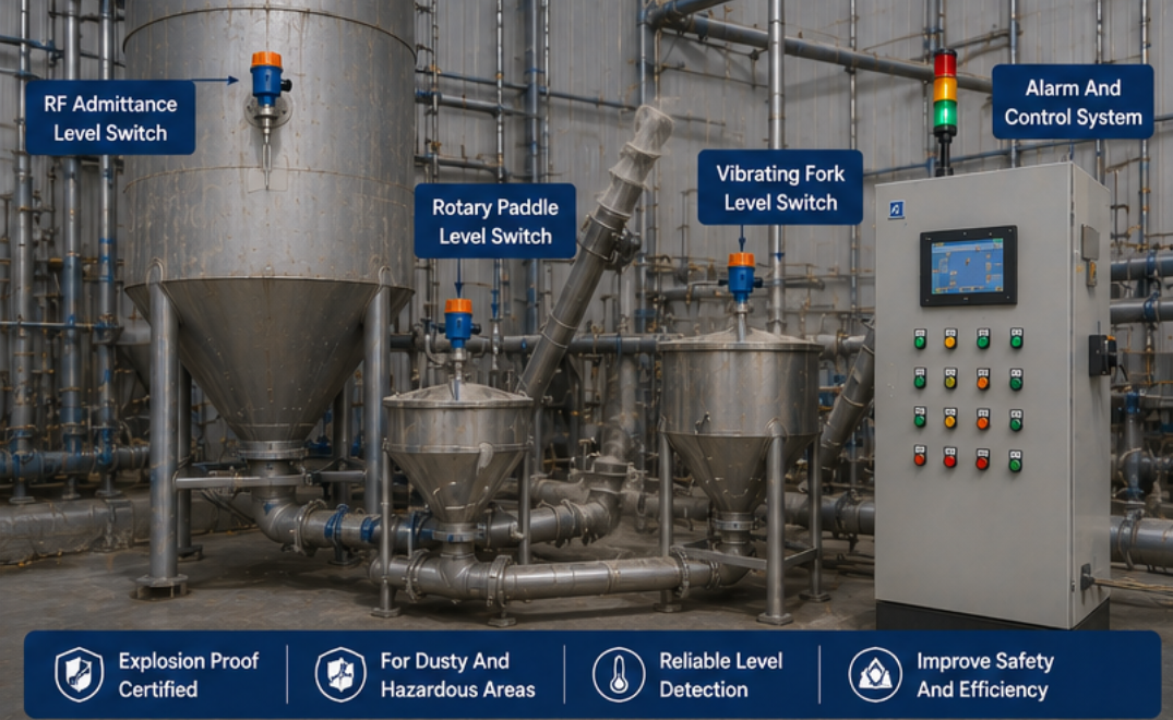 Explosion Proof Level Switch for Dusty Areas​