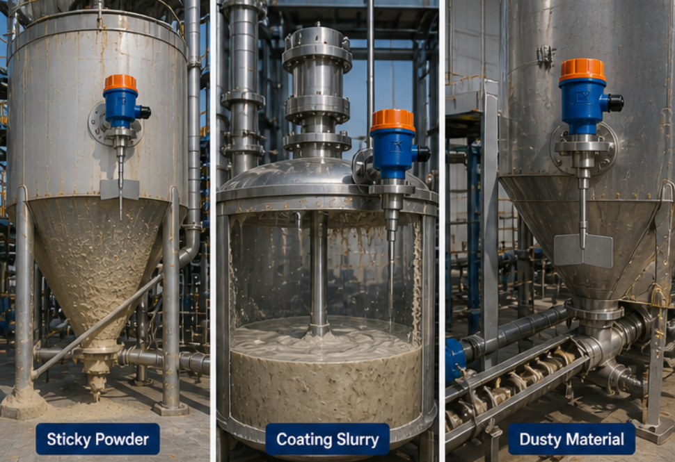 How To Select A Level Switch For Sticky, Dusty Or Coating Materials