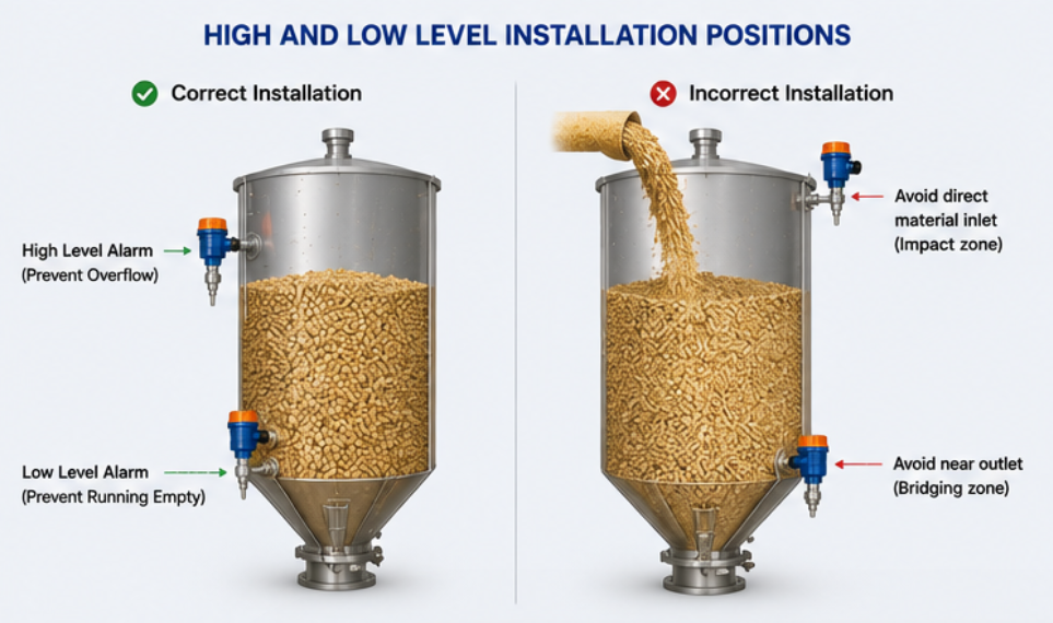 Level Switch For Feed Silo