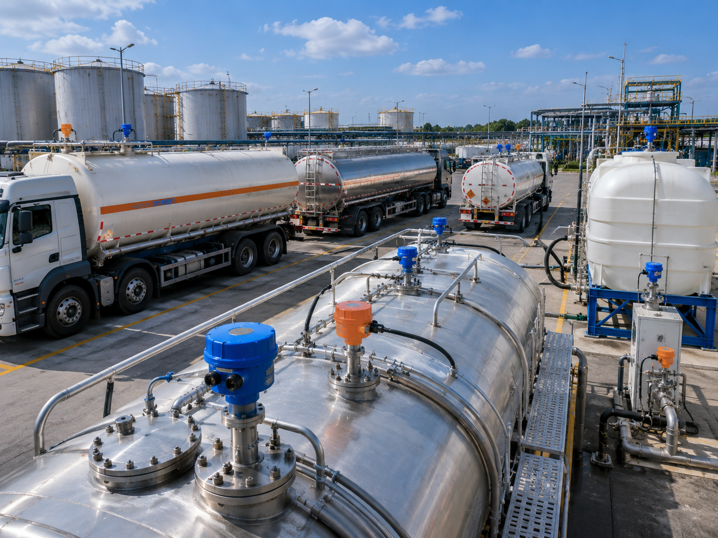 Level Measurement For Transportation Vehicles And Mobile Tanks