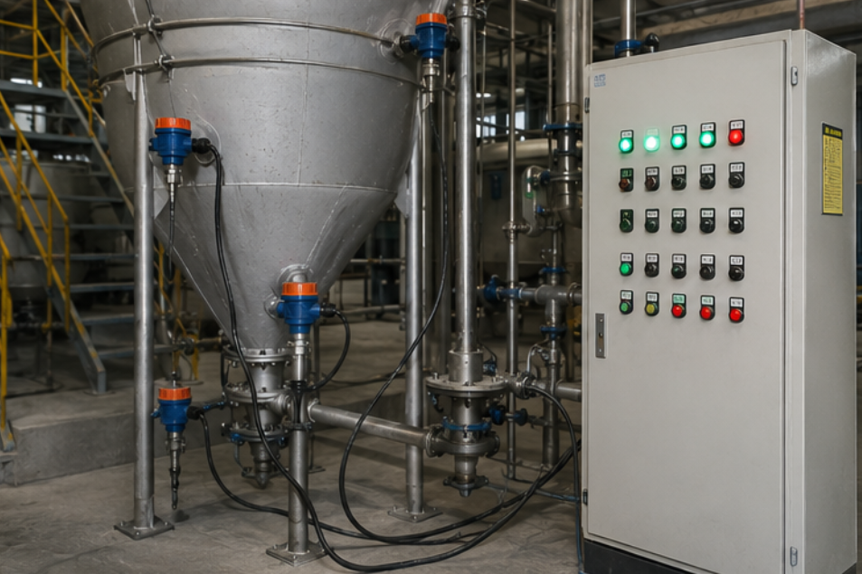 Powder Silo Level Switch False Alarm