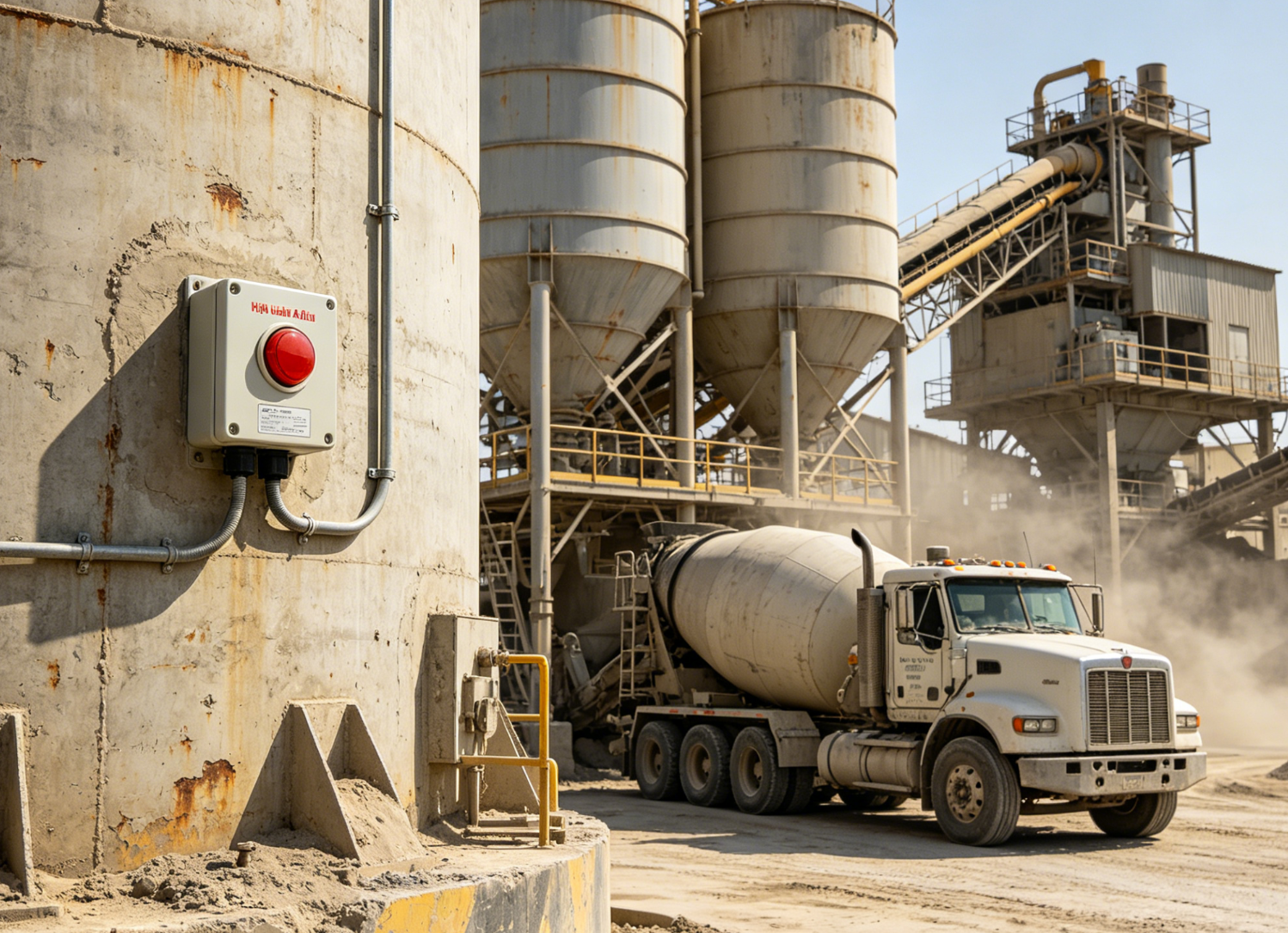Cement Silo High Level Alarm