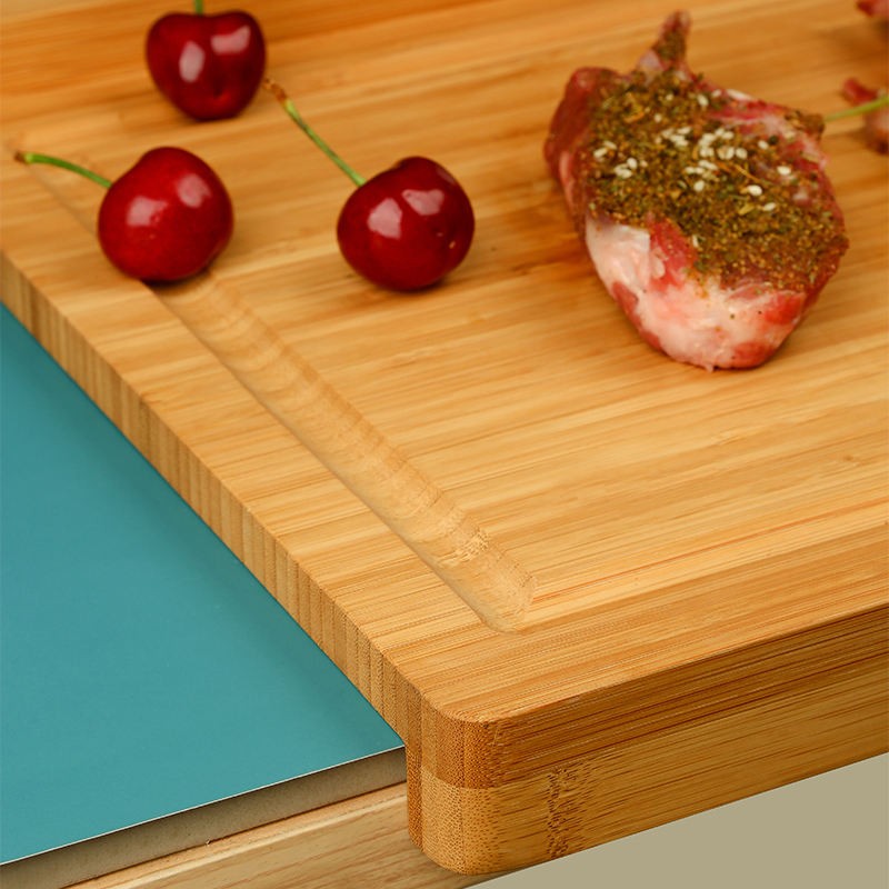 Z-Shape Bamboo & Acacia Butcher Block, FSC Certified Bamboo Tableware Manufacturer