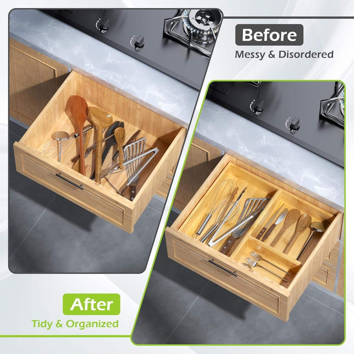 Bamboo Rectangle Storage Box, Bamboo Homeware Importer
