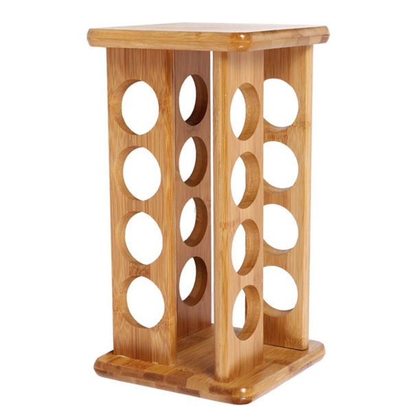 Countertop 4-Tier Bamboo Kitchen Storage, Bamboo Homeware Distributors
