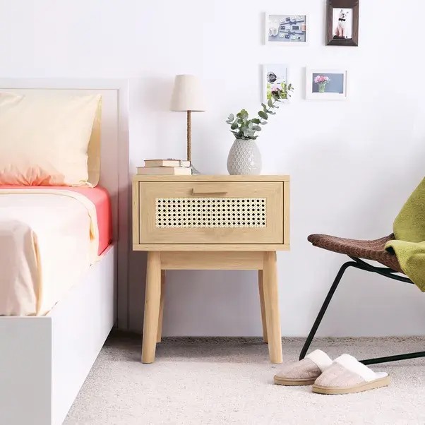 Bedside Table with 1 Drawer, Sustainable Furniture Supplier