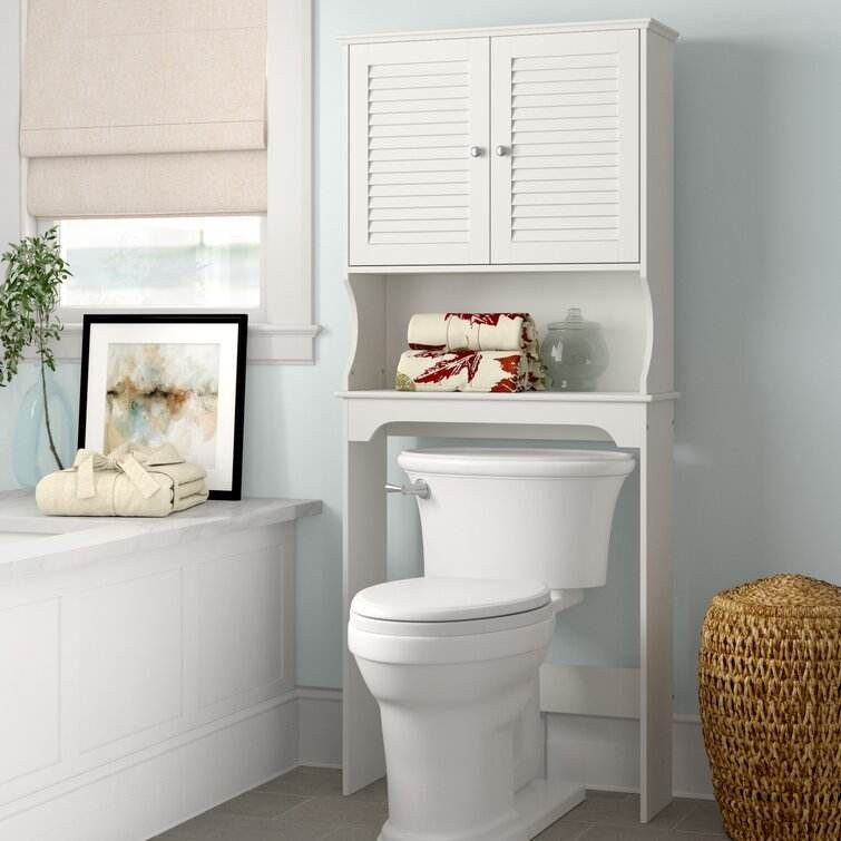 Toilet Cabinet Shelving Unit, Sustainable Furniture Supplier