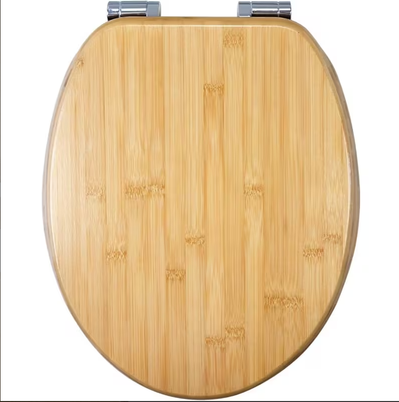 Bamboo toilet seat