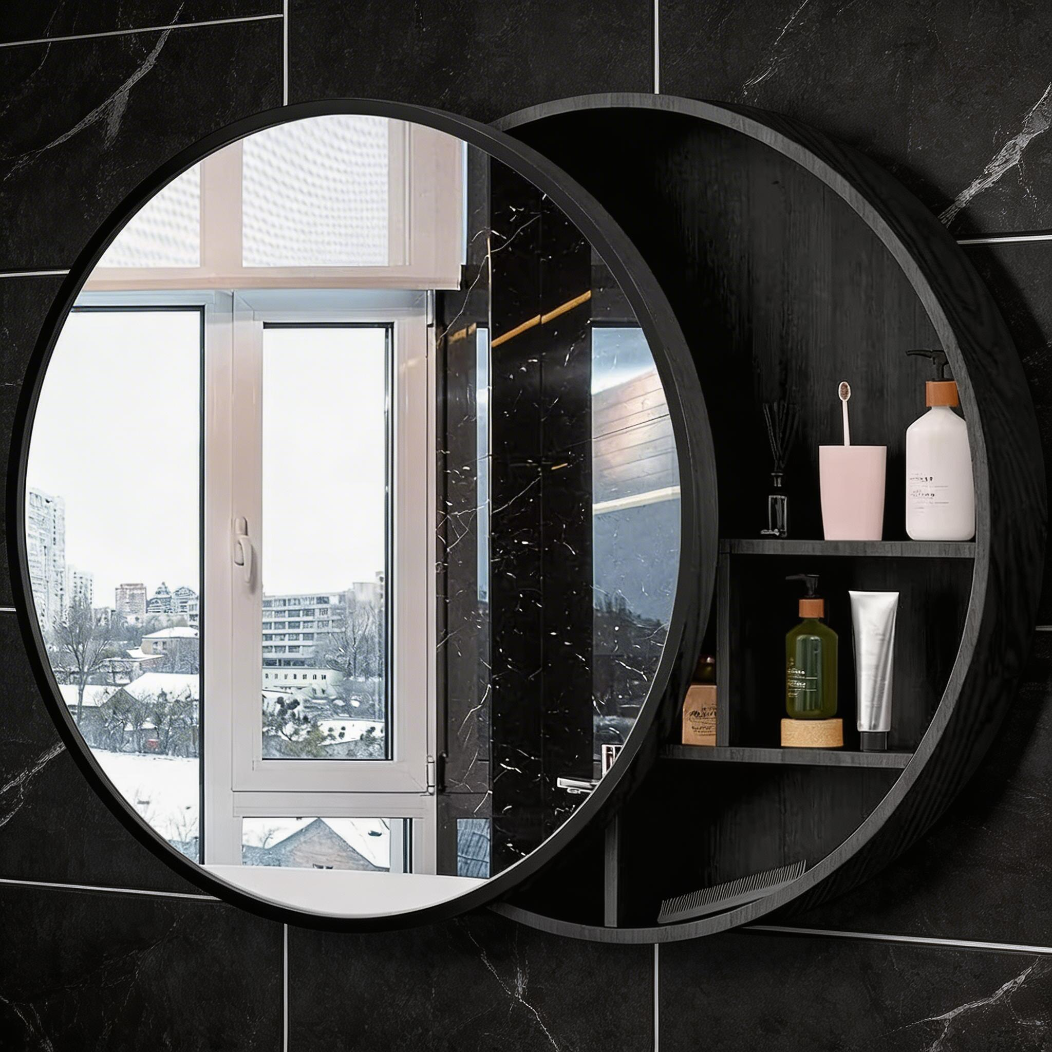 Mounted Mirror Cabinet Storage