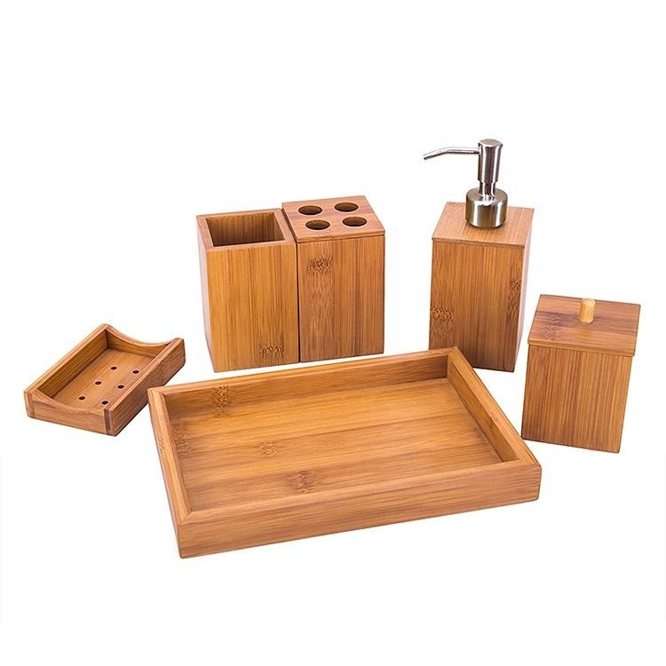 Bamboo Bathroom Accessory Set, Bamboo Cutlery Bulk Compostable Manufacturer