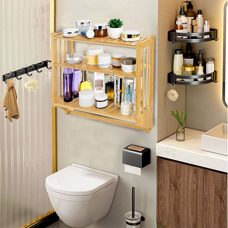 Bamboo Wall Mounted Shelf, Eco-friendly bamboo wholesale