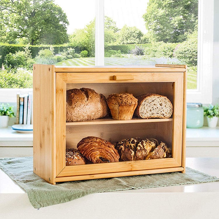 Bamboo Bread Box, Bamboo home accessories Wholesale