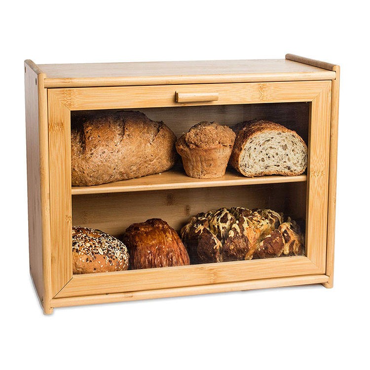 Bamboo Bread Box, Bamboo home accessories Wholesale