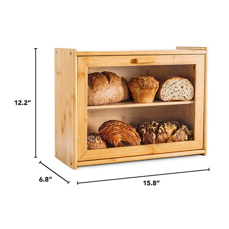 Bamboo Bread Box, Bamboo home accessories Wholesale