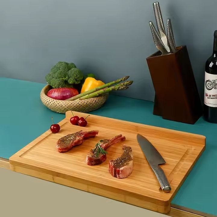 Bamboo Z-Shaped Table Countertop, FSC certified bamboo chopping board