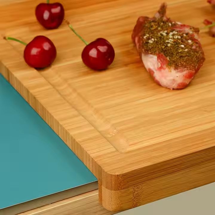 Bamboo Z-Shaped Table Countertop, FSC certified bamboo chopping board