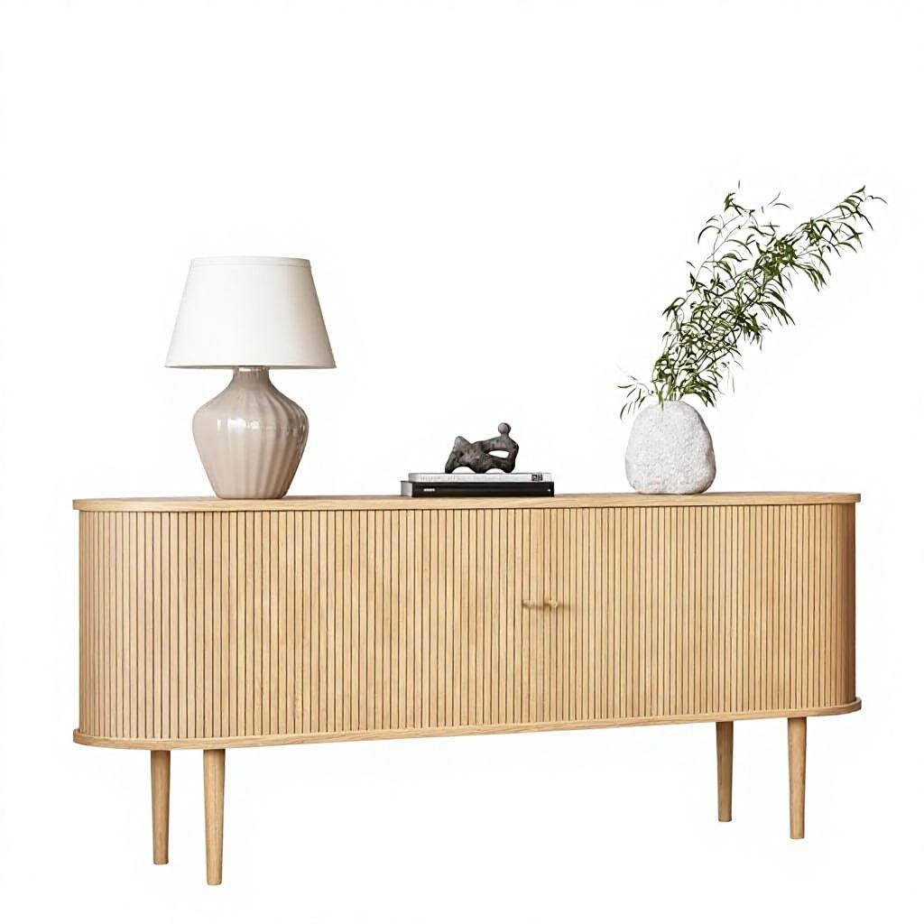 Modern Panel TV Cabinet, OEM Furniture Europ Manufacturer