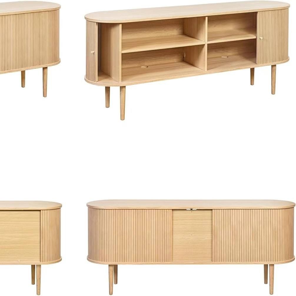 Modern Panel TV Cabinet, OEM Furniture Europ Manufacturer