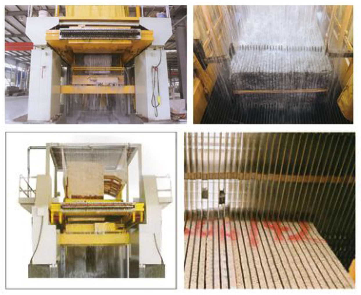 Marble Frame Gangsaw Cutting Machine