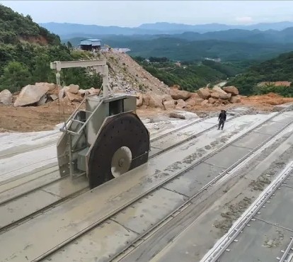 Double Blades Stone Quarry Mining Cutting Machine