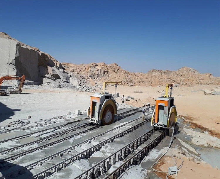 Double Blades Stone Quarry Mining Cutting Machine