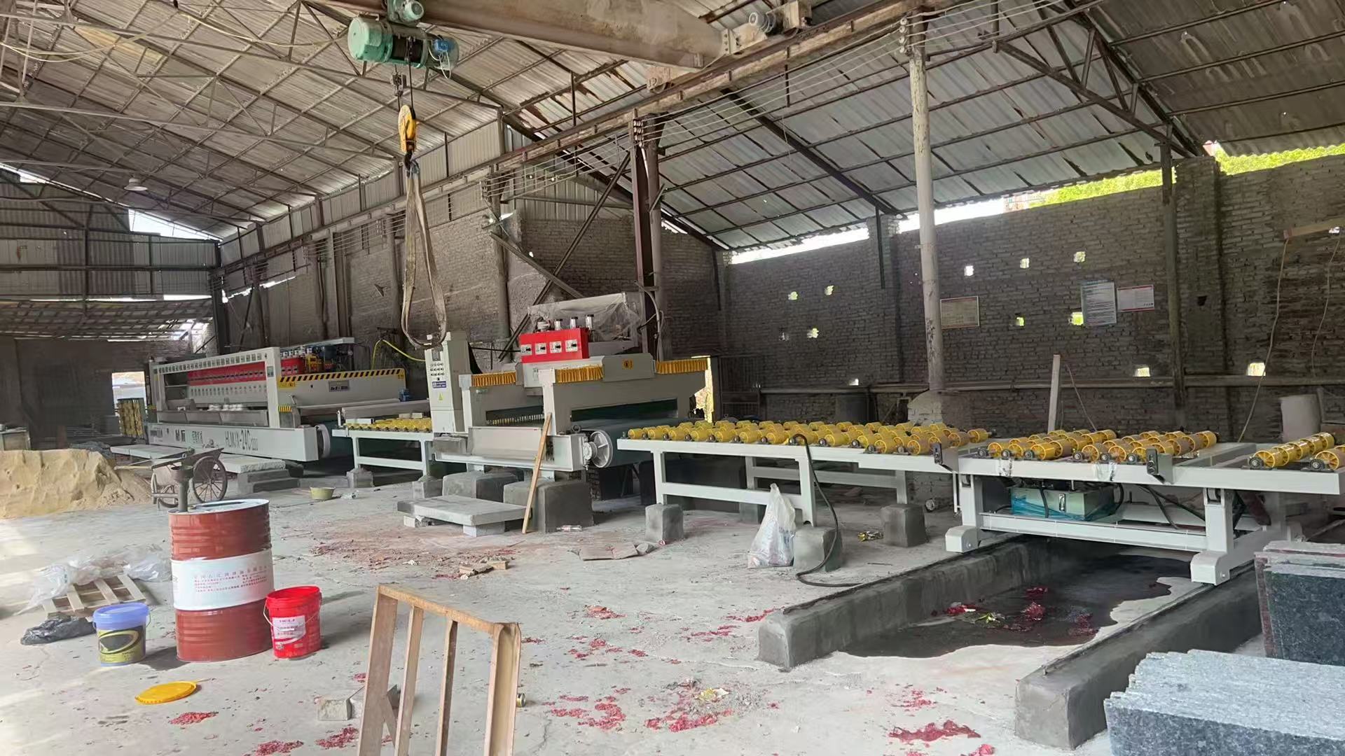 Saudi Stone Factory HLMJX Stone Polishing Machine Cooperation Case