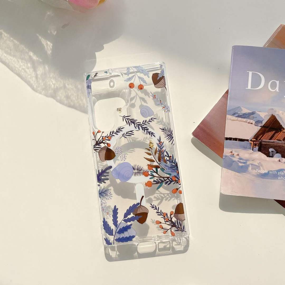 Flower Petal Magnetic Charging Phone Case