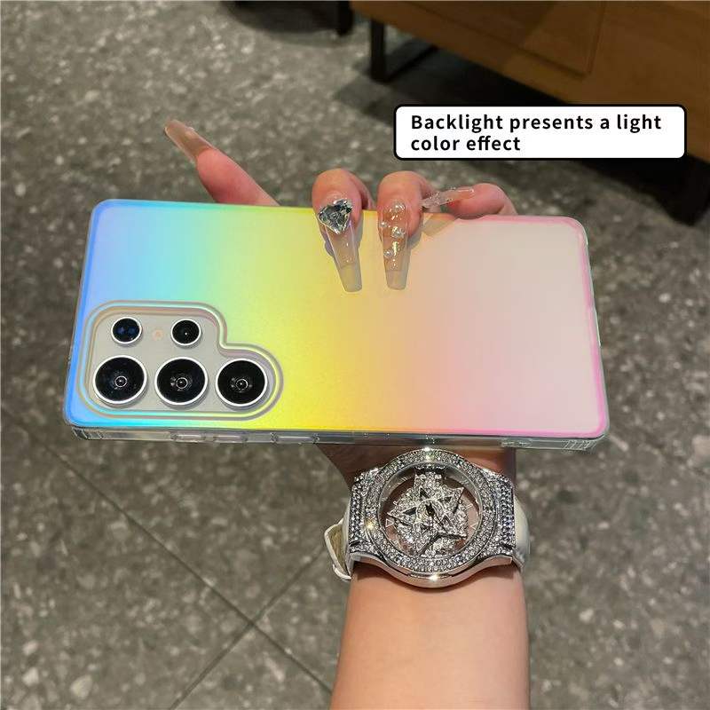 Sandblasted chrome-plated phone case