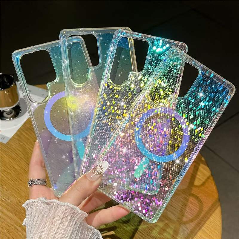 Flashy mobile phone case