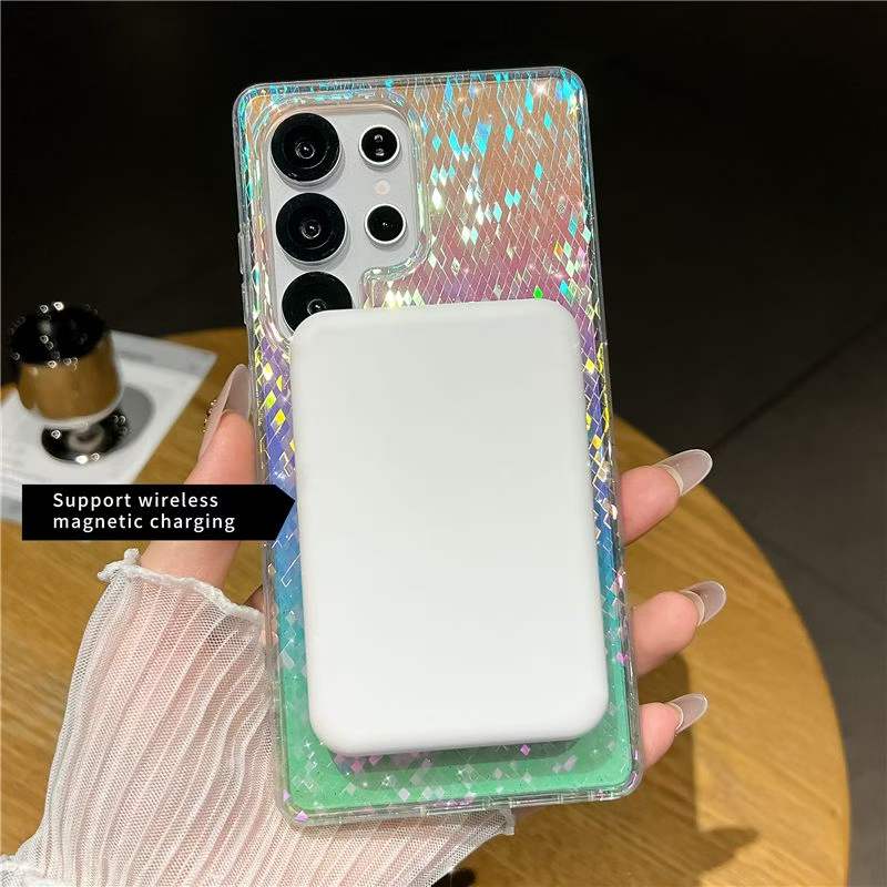Flashy mobile phone case