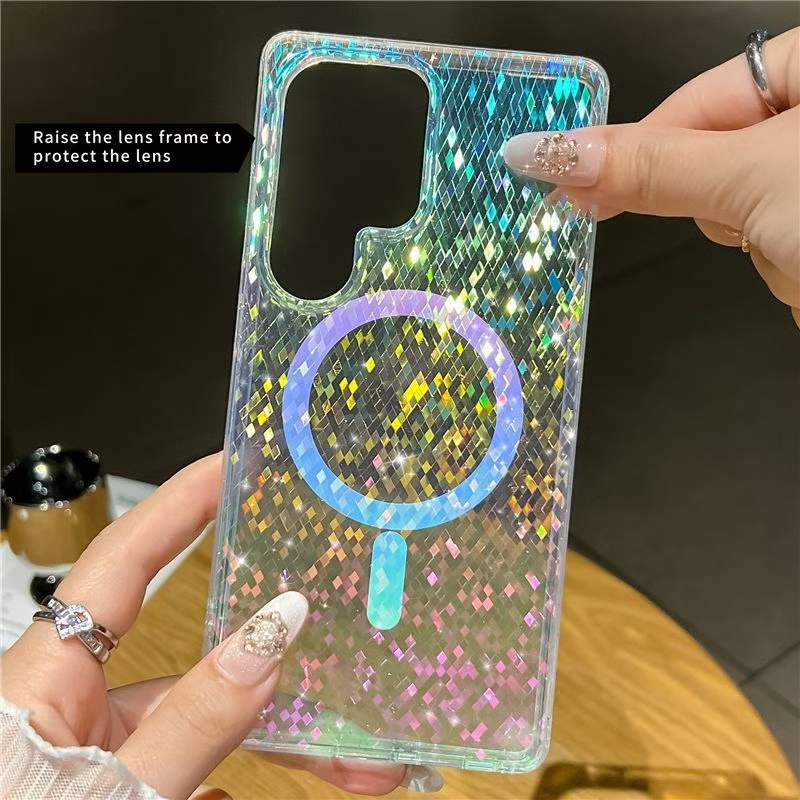 Flashy mobile phone case