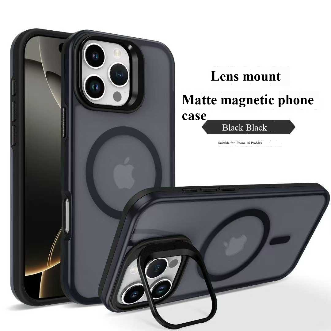 Magnetic wireless charging mobile phone case