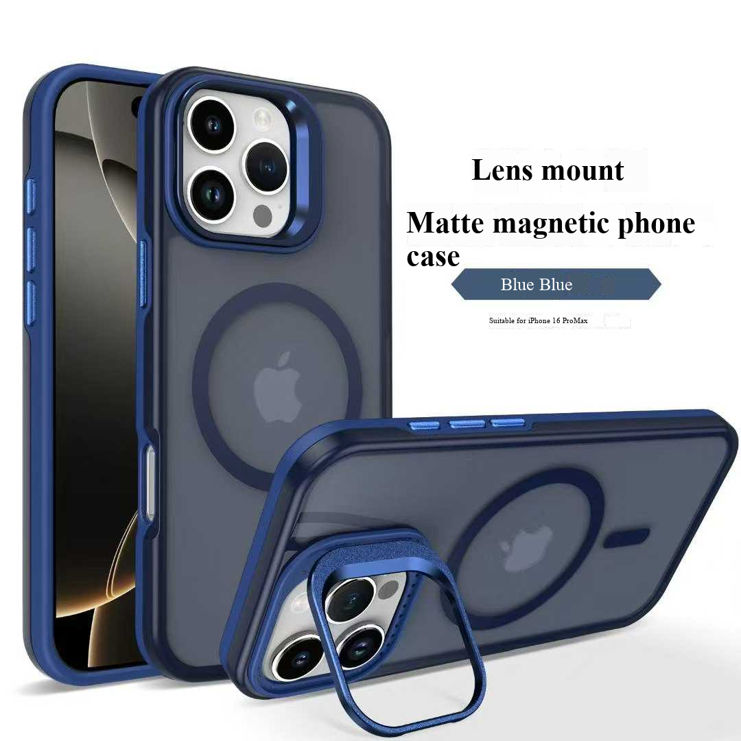 Magnetic wireless charging mobile phone case