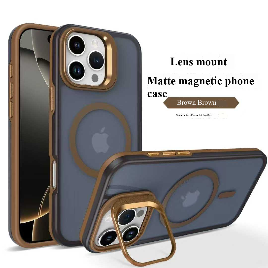 Magnetic wireless charging mobile phone case