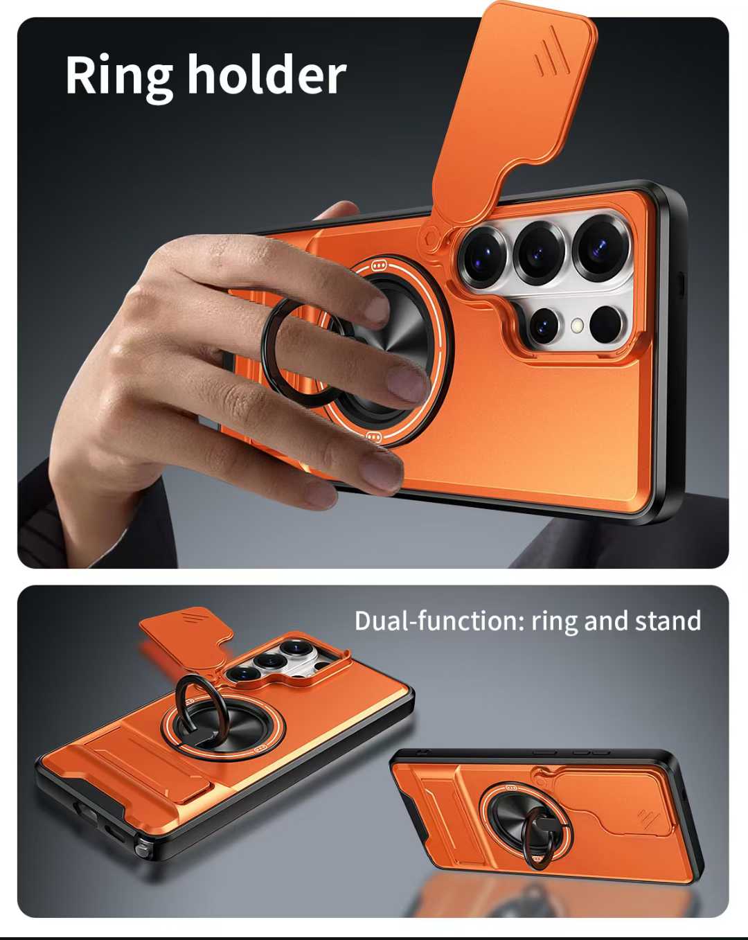 360-degree rotating mobile phone case