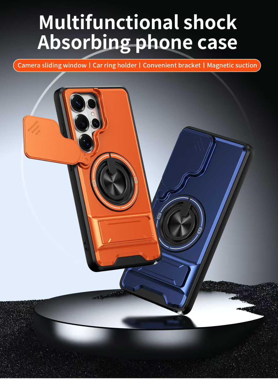 360-degree rotating mobile phone case