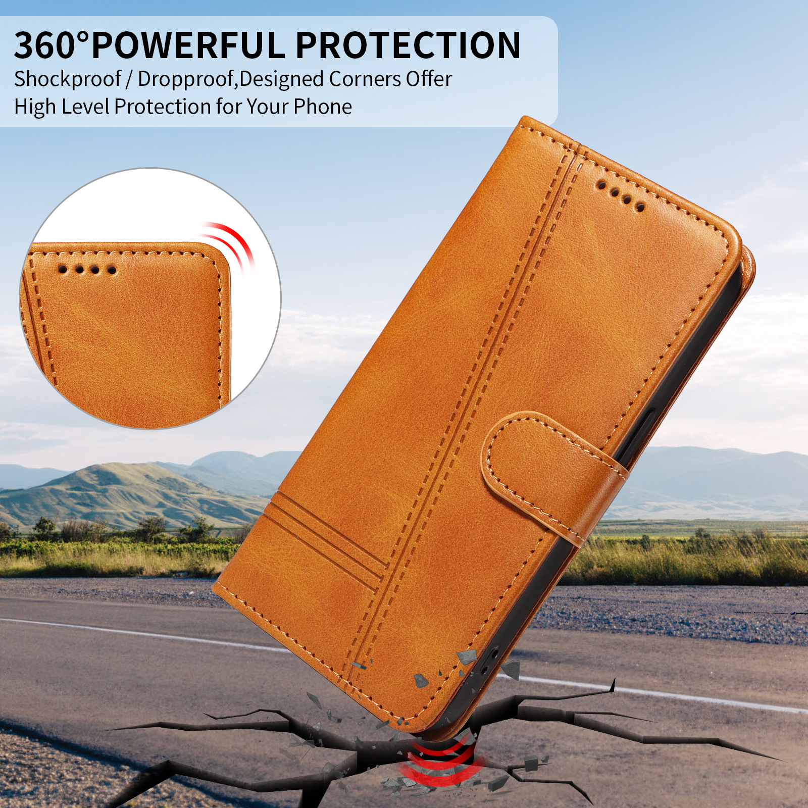 PU wallet case
