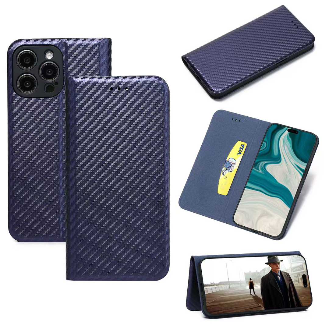 PU carbon leather case